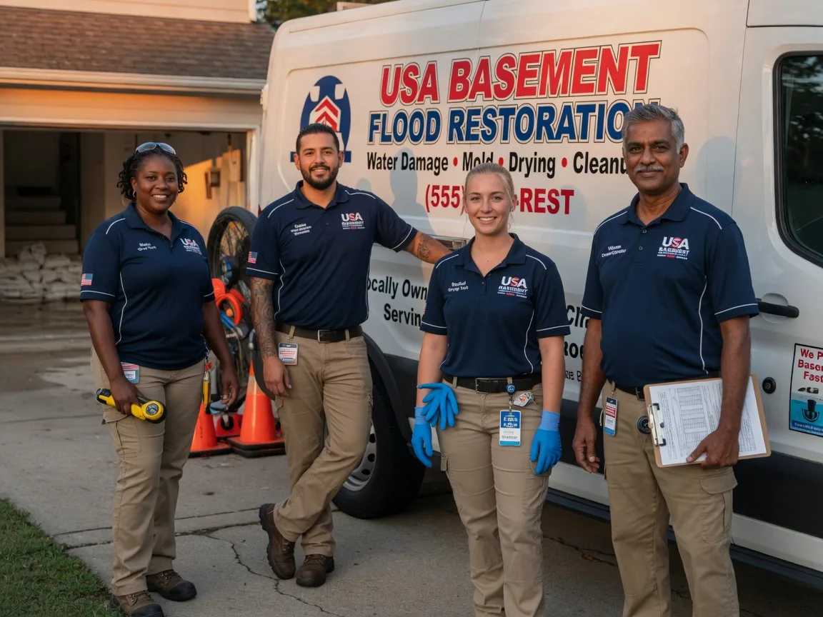 Basement Flood Cleanup company in Larose, LA